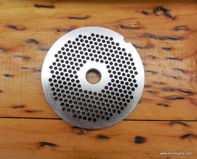 German Made Grinder Plate with 1/8" Holes for Biro #22 Meat Grinders